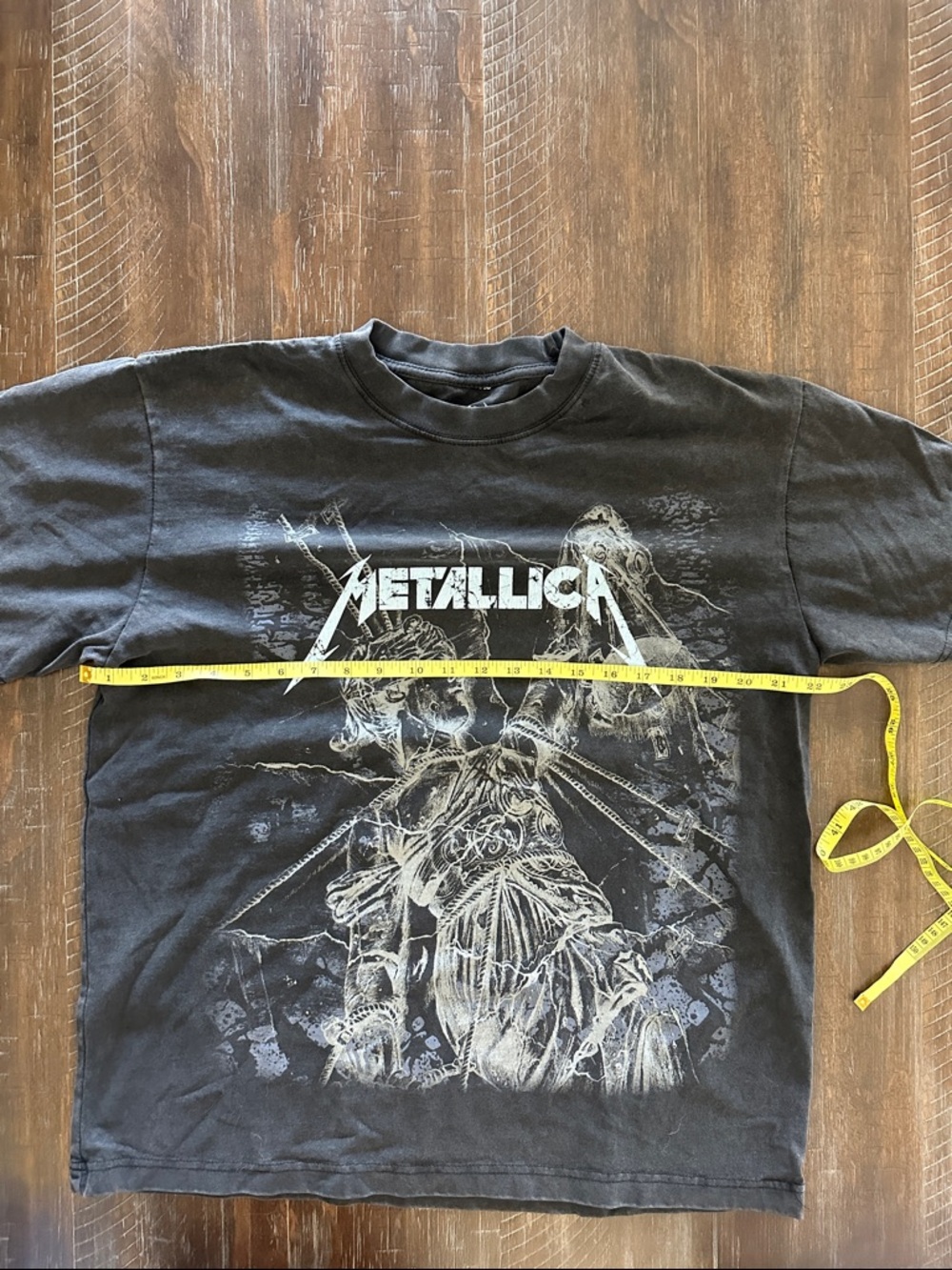 Black Graphic Metallica Band Tee - Men's Shirt